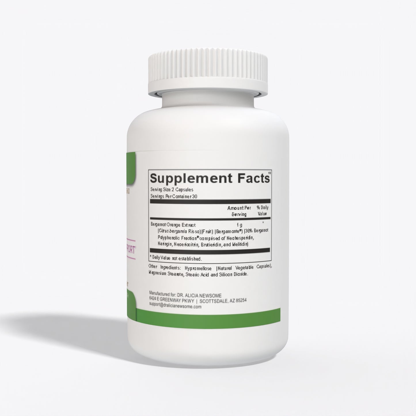 Cardio Health Support 60 Bottle Supplement Facts