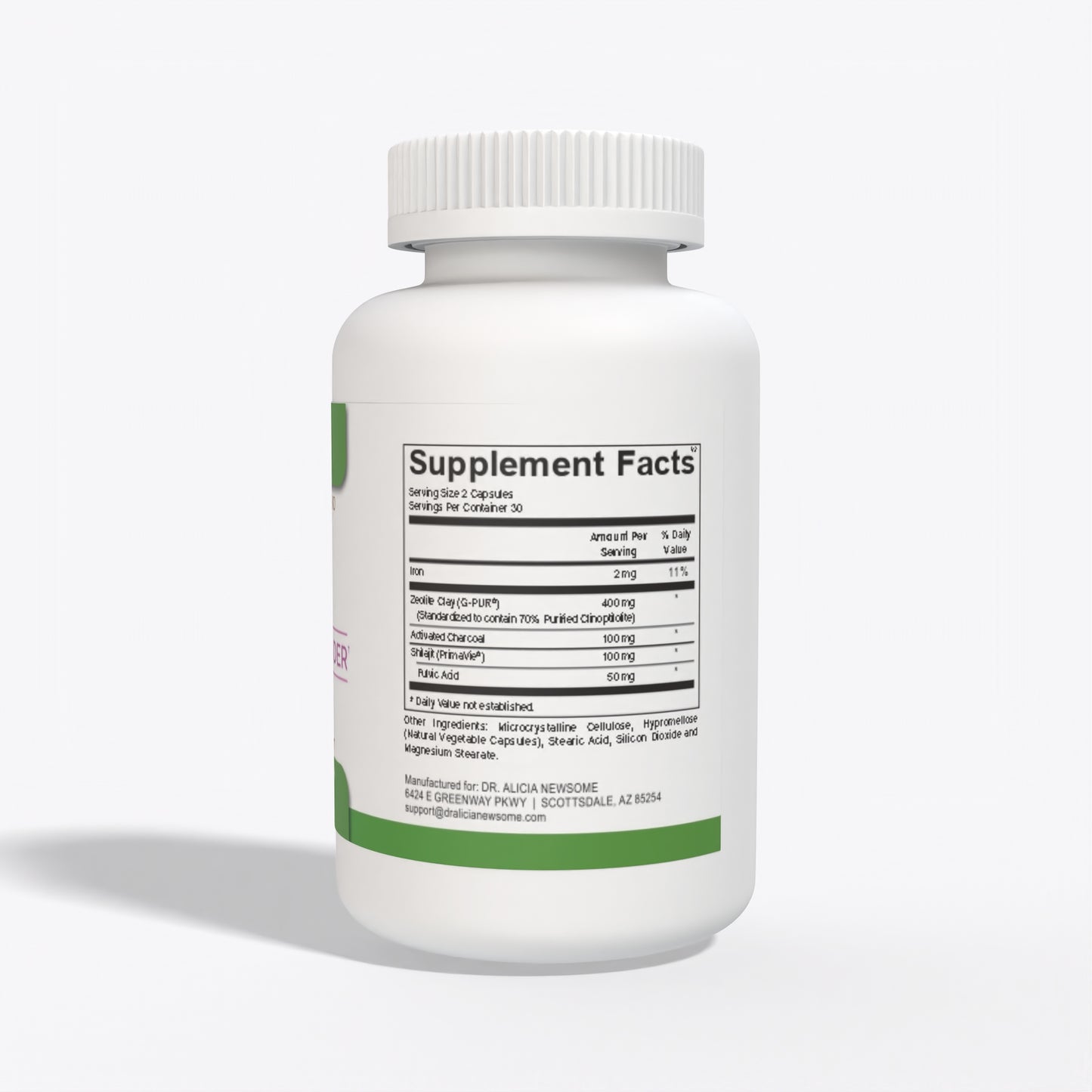 Enviro Toxin Binder 60 Bottles Supplement Facts