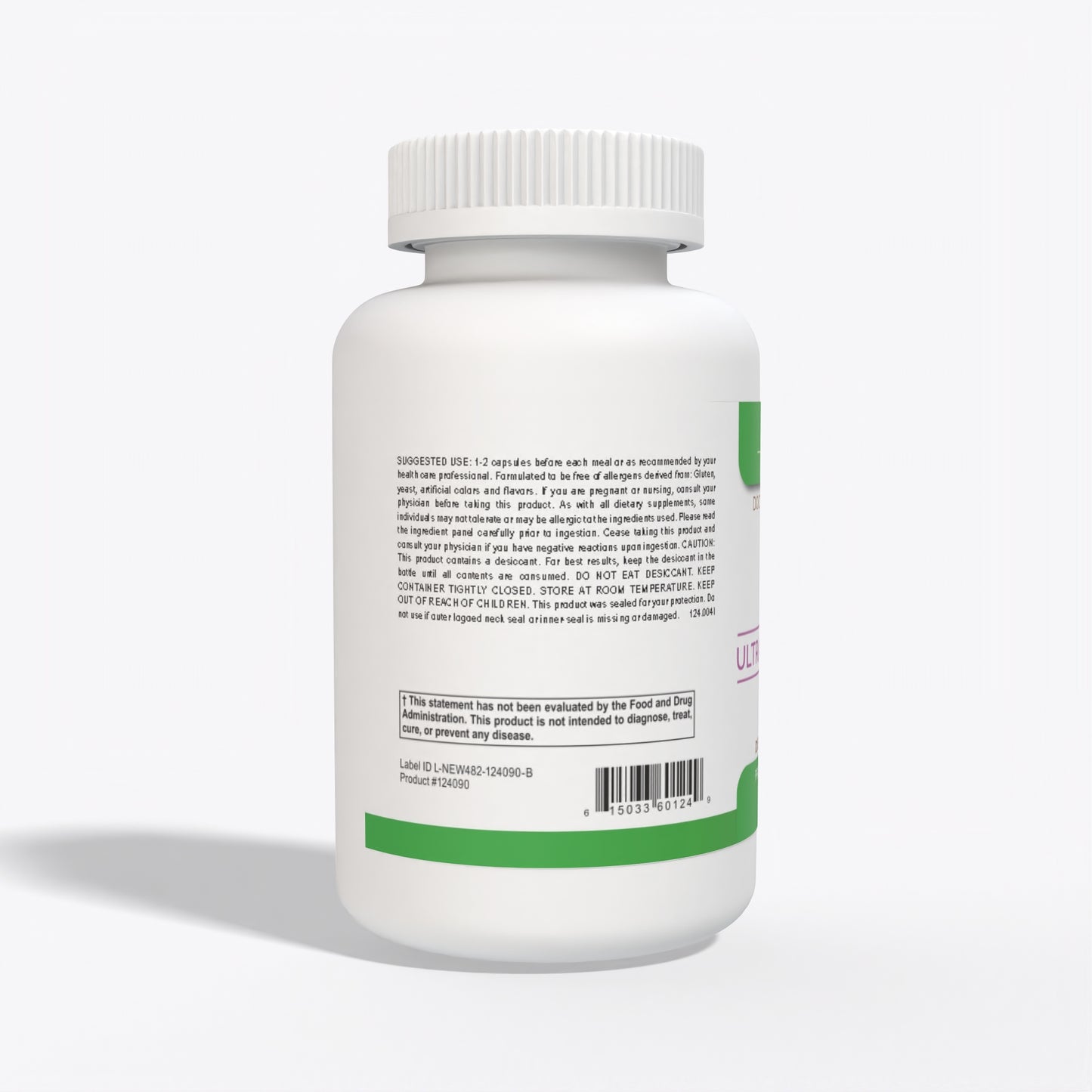 Ultra Digest Assist 90 Bottle Suggested Use