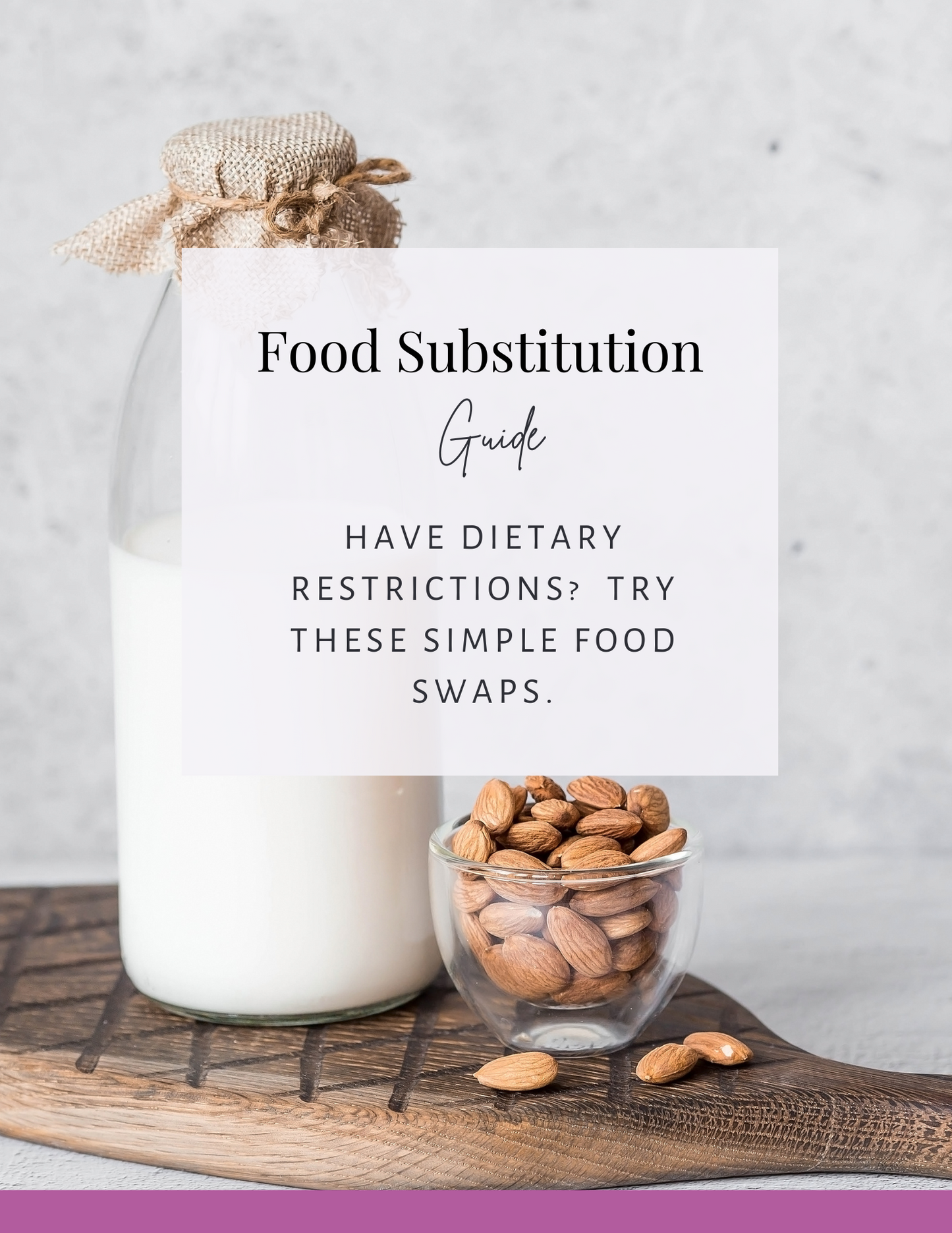 Food Substitution Digital Guide