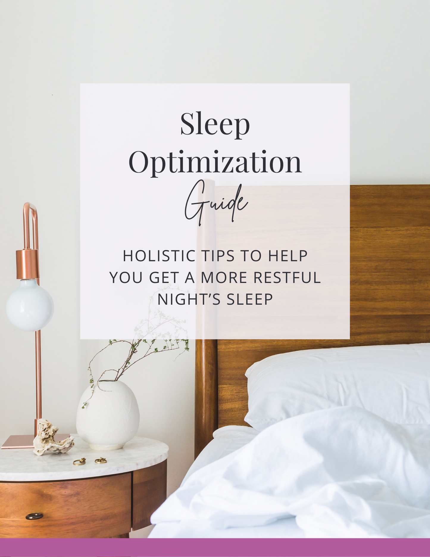 Sleep Optimization Digital Guide