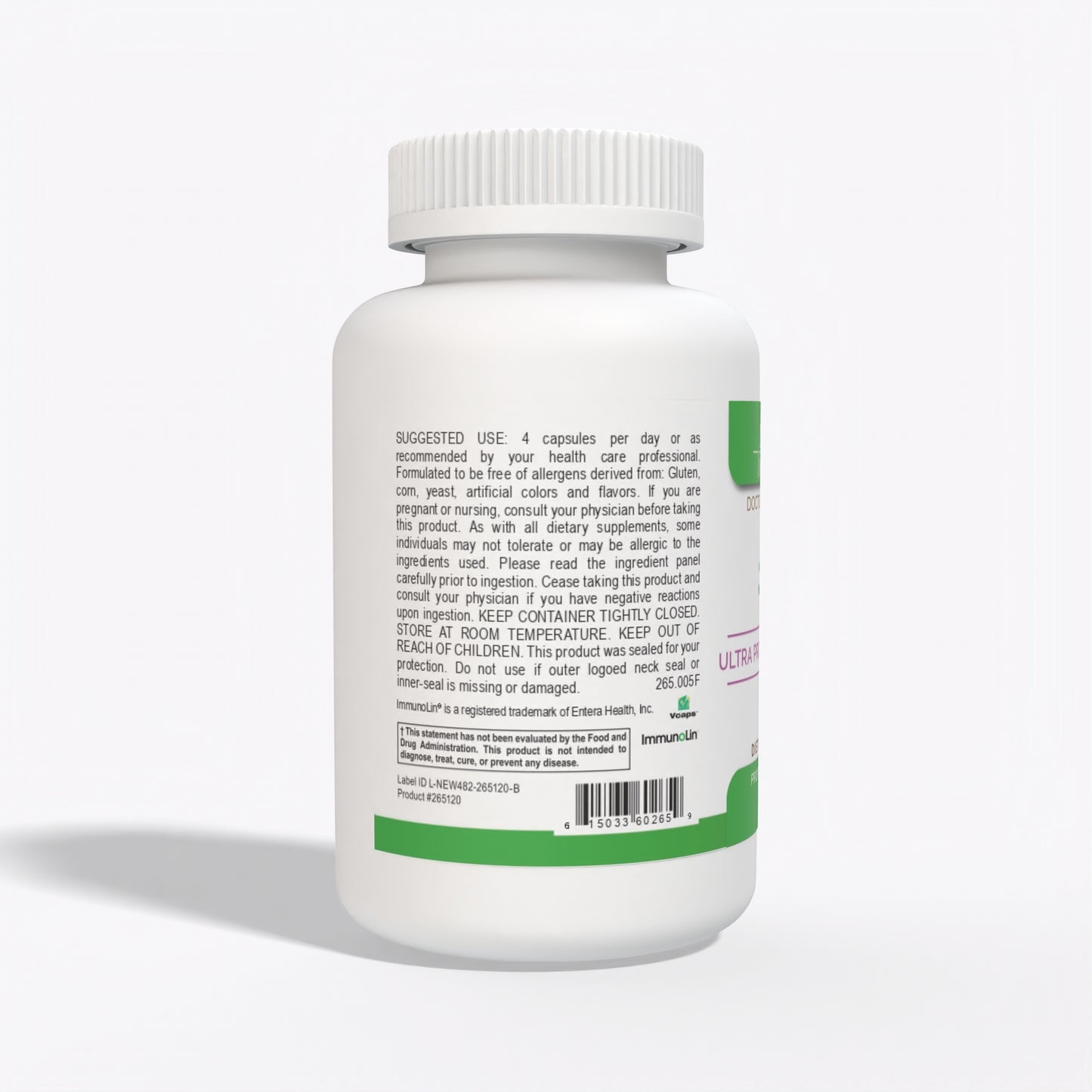 Ultra Protect Gut Capsules 120 Bottle Suggested Use